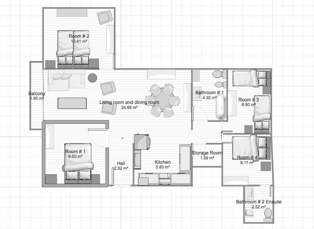 Acogedor Apt 8Pax 4Bdr 2Bth - Cozyhomesevilla1 Exterior photo
